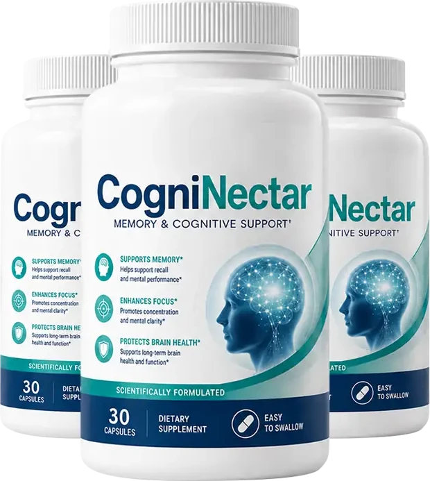 3 bottles of CogniNectar
